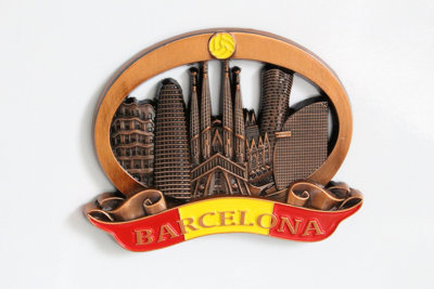 Unique Style Metal Fridge Magnet Home Decor Holiday Souvenir Gift From Barcelona from B&Q