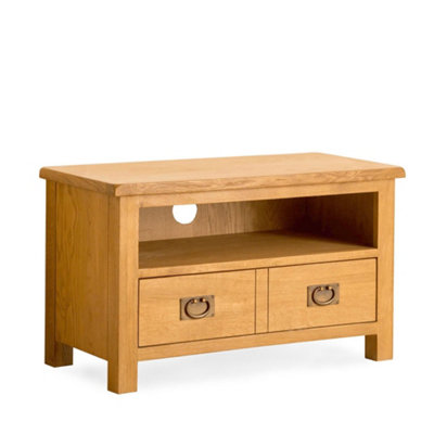 Lanner Oak 80Cm Small Tv UnitFully Assembled By Roseland Furniture from B&Q