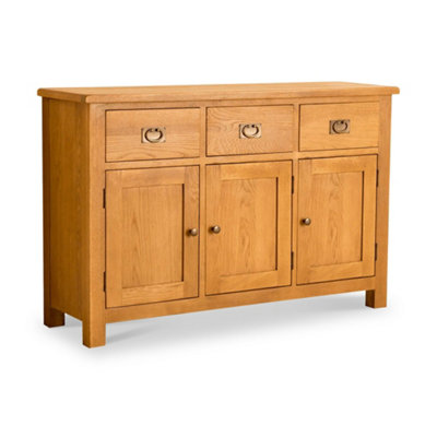 Lanner Oak Large Sideboard Fully AssembledBy Roseland Furniture from B&Q