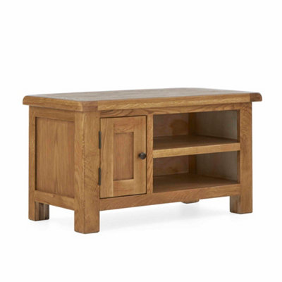 Zelah Oak 90Cm Small Tv UnitFully Assembled By Roseland Furniture from B&Q