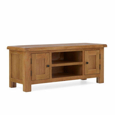 Zelah Oak 120Cm Large Tv UnitFully Assembled By Roseland Furniture from B&Q