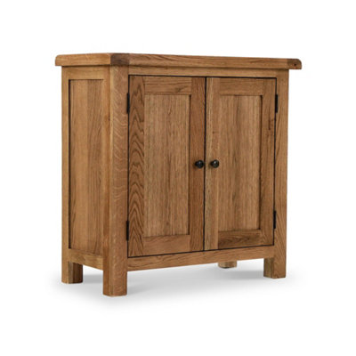 Zelah Oak Small 2 Door CabinetFully Assembled By Roseland Furniture from B&Q
