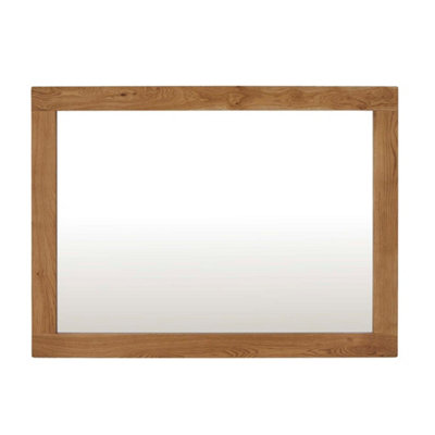 Zelah Oak 120Cm Large Wall MirrorBy Roseland Furniture from B&Q