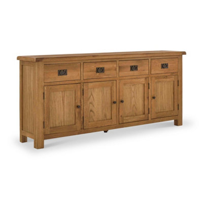 Zelah Oak Extra Large Sideboard Cabinet Fully AssembledBy Roseland Furniture from B&Q