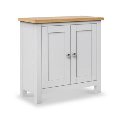 Farro Grey Small 2 Door CabinetFully Assembled By Roseland Furniture from B&Q