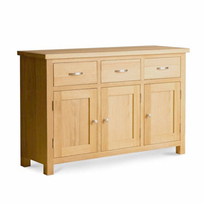London Oak Large Sideboard Fully AssembledBy Roseland Furniture from B&Q