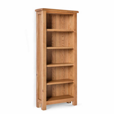 Surrey Oak 5 Tier Narrow BookcaseBy Roseland Furniture from B&Q