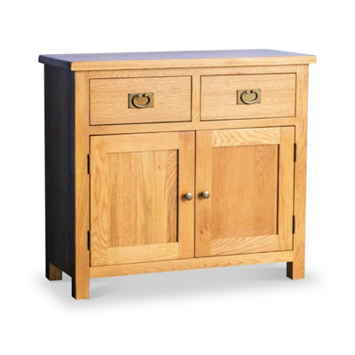 Surrey Oak Small Sideboard Fully Assembled  By Roseland Furniture from B&Q