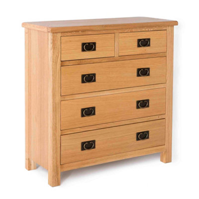 Surrey Oak 2 Over 3 Chest Of Drawers Fully AssembledBy Roseland Furniture from B&Q