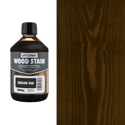 B&Q - Wood Stain Water-BasedEnglish Oak500MlLittlefair's