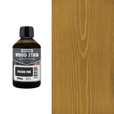 B&Q - Wood Stain Water-BasedGolden Pine250MlLittlefair's