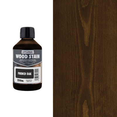 Littlefair's Wood Stain Water-Based - (French Oak) – Non-Toxic, Eco-Friendly & Quick Drying - Easy-to-Apply, Concentrated Formula for All Wood Types – 250ml - Image 3
