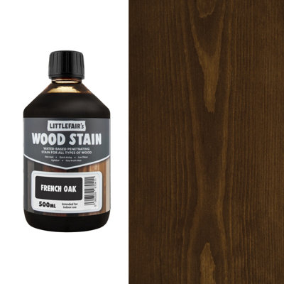 Littlefair's Wood Stain Water-Based - French Oak - 500Ml