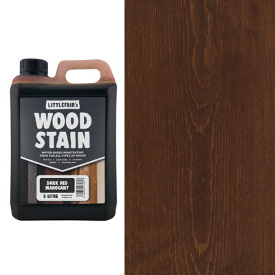 Littlefair's - Wood Stain - Mahogany - Red - 5.2kg - Image 4