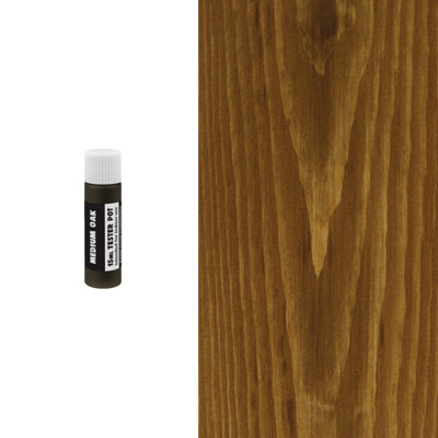 Wood Stain Water-BasedMedium Oak15Ml Tester PotLittlefair's from B&Q
