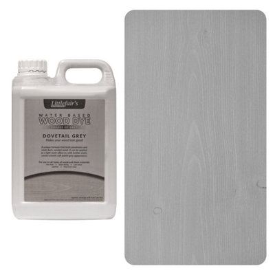 Wood Stain Water-BasedDovetail Grey5  LtrLittlefair's from B&Q