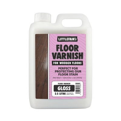Littlefair's - Water Based Varnish - Wood Floor Protection - Clear - 2.5L - Image 4
