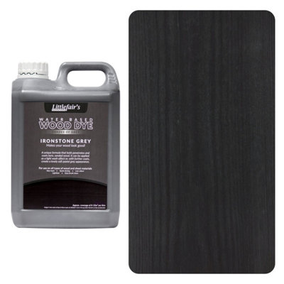 Wood Stain Water-BasedIronstone Grey5  LtrLittlefair's from B&Q
