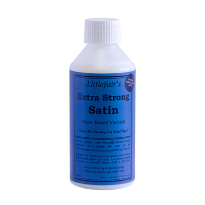 Clear Wood Varnish Extra StrongSatin250MlLittlefair's from B&Q