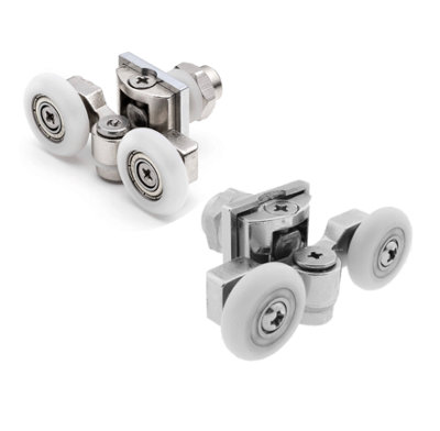  - 2 X Shower Part Shower Door Rollers/runners 23mm Wheel Diameter L057
