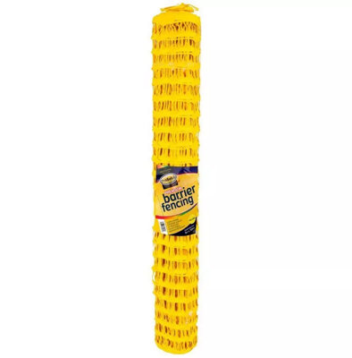 Prosolve Yellow Barrier Fencing Mesh 1M X 50M Heavy Duty from B&Q