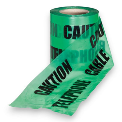 Prosolve Underground Warning Tape 365Mtr X 150mmTelephone Cable from B&Q