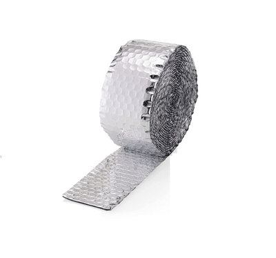  - Superfoil Pipe Wrap Insulation Bubble Wrap Pipe & Duct Winter Protection 7.5M X 80mm