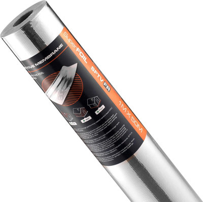 Superfoil Sftv Fr Reflective Membrane 1M X 25M from B&Q