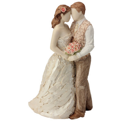More Than Words Celebration Bride & Groom Figurine from B&Q