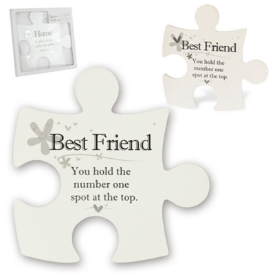 Said With Sentiment Jigsaw Wall ArtBest Friend from B&Q