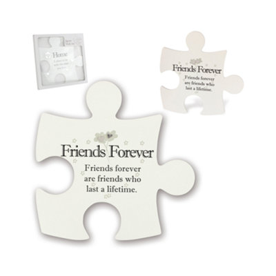 Said With Sentiment Jigsaw Wall ArtFriends Forever from B&Q
