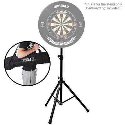 Gorilla Arrow Pro Portable Dartboard Professional Darts Caddy Dart Board Stand from B&Q