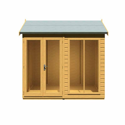 Shire Mayfield 8 X 6 Summerhouse - Wood - L199 X W252.4 X H241.5 Cm