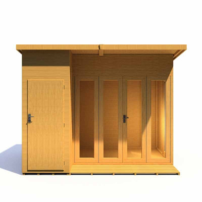 Shire Aster 10 X 8 Feet Summerhouse - L262.5 X W317.4 X H217 Cm