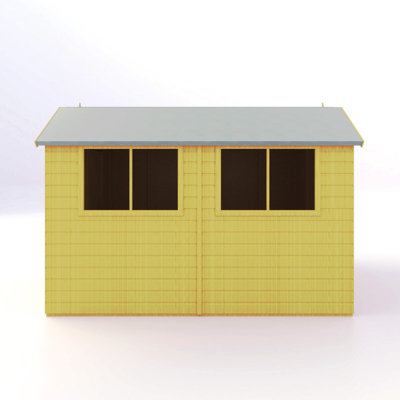 Shire Barn 10X8 Dd Premium Sheds - L257.4 X W311.4 X H225.6 Cm