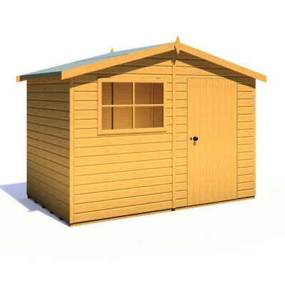 Shire Wroxham 10X6 Sd Shiplap Style C Multi Functional Garden Shed from B&Q