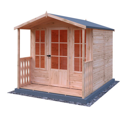 Shire Chatsworth 7X8Ft Summerhouse Single Door 12mm T&g from B&Q