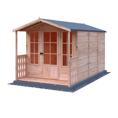 Shire Badminton & Verandah Summerhouse 7X12Ft 12mm T&g