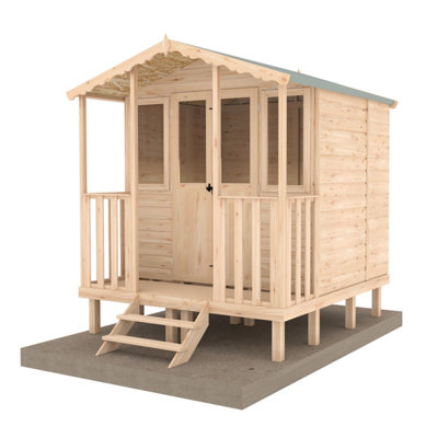Shire Thornham Beach Hut Style Summerhouse-36178 