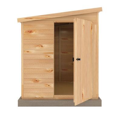Shire Security Pent 8X6 Sd Shiplap Multi Functional Garden Shed from B&Q