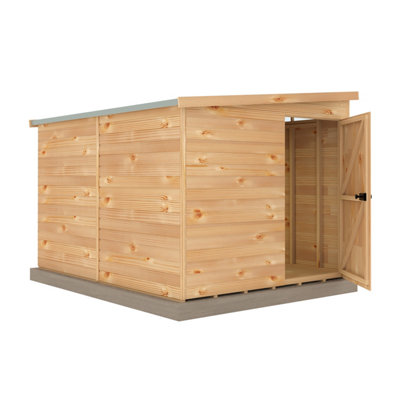 Shire Security Pent 10X8 Sd Shiplap Multi Functional Garden Shed from B&Q