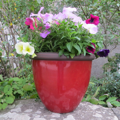  - Anglo Eastern Trading Co 40Cm Belair Post Box Red Planter Pot