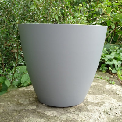  - Anglo Eastern Trading Co 30Cm  Savannah Planter Matt Grey Planter Pot