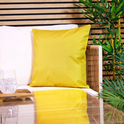 Veeva Indoor Outdoor Cushion Water Resistant Cushions Yellow