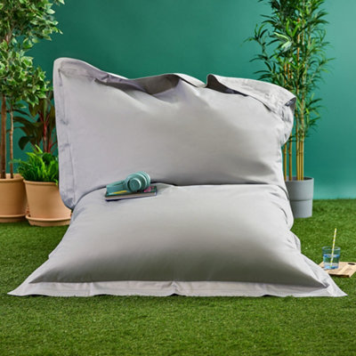 Icon Bazaar Bag Giant Indoor Outdoor Bean Bag Lounger Grey
