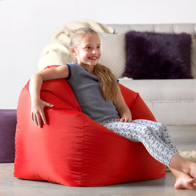 icon Teen Bean Bag Chair Red Childrens Bean Bags