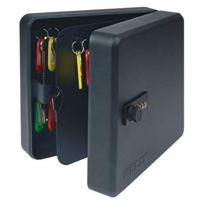 B&Q -  Combination Lock Key Safe Cabinet (50 Key Capacity),black