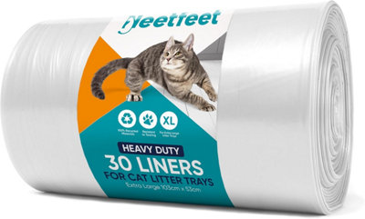 Vivo 30 Extra Large Cat Litter Tray Liners On A Roll Scratch Resistant And Leak Proof from B&Q