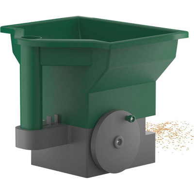 Vivo 1L Handheld Grass Seed Salt Spreader Mini Lawn Feed Seeder Applicator Multi Use from B&Q