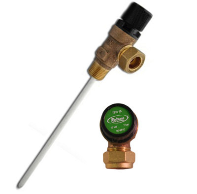 Albion15mm Pressure & Temperature Relief Valve 7 Bar 200mm Probe from B&Q